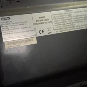 Delonghi Microwave AM925EBY for parts or to be refurbished - Image 2