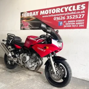 1997 Yamaha TRX850 Classic Twin in Red and Black - Image 2