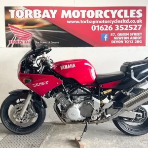 1997 Yamaha TRX850 Classic Twin in Red and Black - Image 4