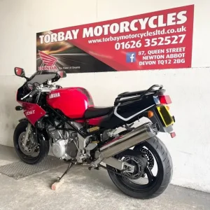 1997 Yamaha TRX850 Classic Twin in Red and Black - Image 6