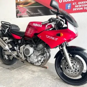 1997 Yamaha TRX850 Classic Twin in Red and Black - Image 8