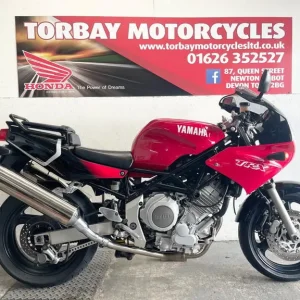1997 Yamaha TRX850 Classic Twin in Red and Black