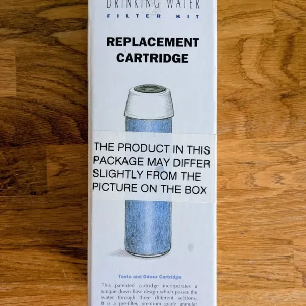 Replacement cartridge for Aqua-Dial drinking water filter
