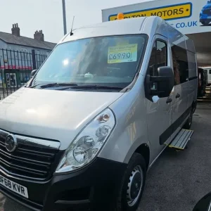 2018 Vauxhall Movano L2H2 F3500 P/V crewcab camper van - Image 3