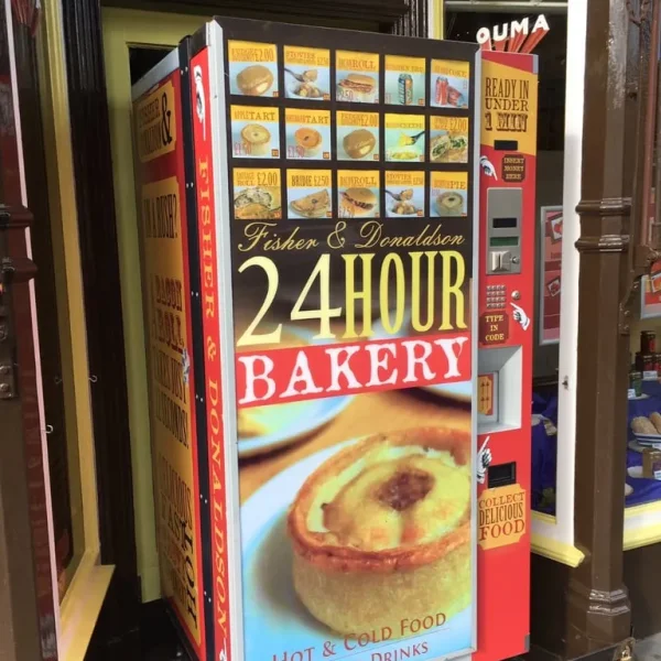 Hot and Cold Pastry Vending Machine