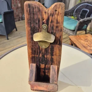 Driftwood and brass bottle opener - Image 2