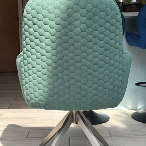 Green Dining Room Swivel Chair Padded - Image 2