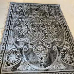 Magic carpet area rug 170x120cm grey - Image 4
