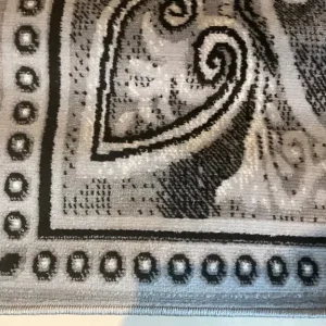 Magic carpet area rug 170x120cm grey - Image 6