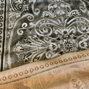 Magic carpet area rug 170x120cm grey - Image 7