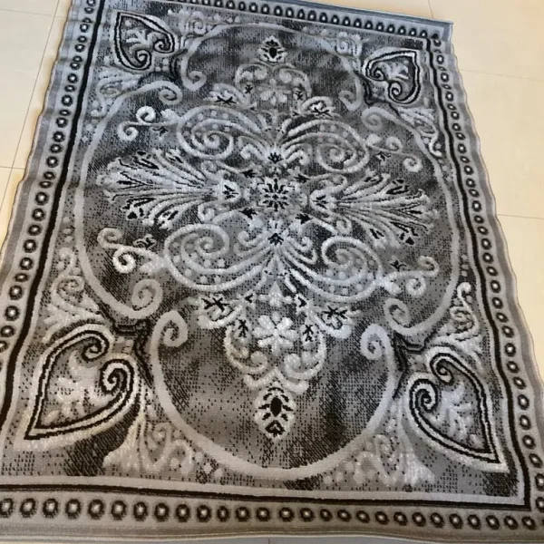 Magic carpet area rug 170x120cm grey