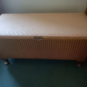 Antique vintage ottoman - Image 2