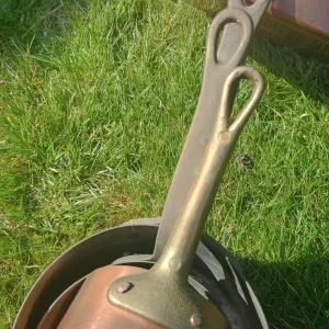 Vintage Copper Pan Set - Image 6