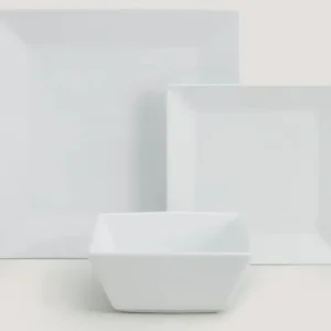White Porcelain Dinnerware Set - Image 2