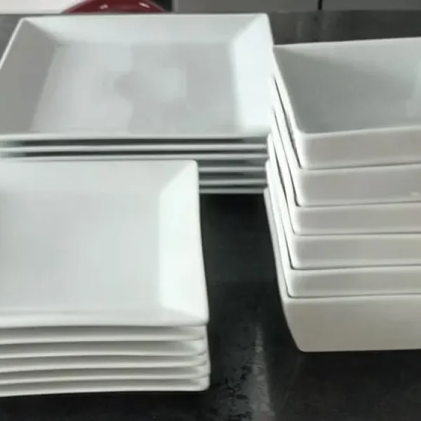 White Porcelain Dinnerware Set