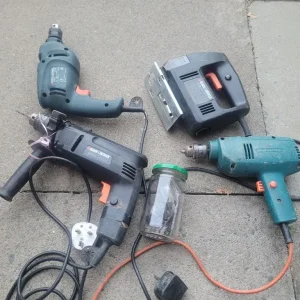 Corded drills and jigsaw bundle