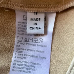Gok Wan Wuli:Luu cream faux suede jacket size 18 - Image 4