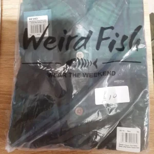Fish-themed polo shirt