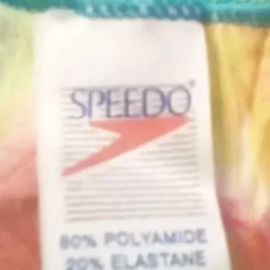 Speedo Multi Coloured Tropical Designs Body Con Swimwear Coverup Dress Size Small - Image 2