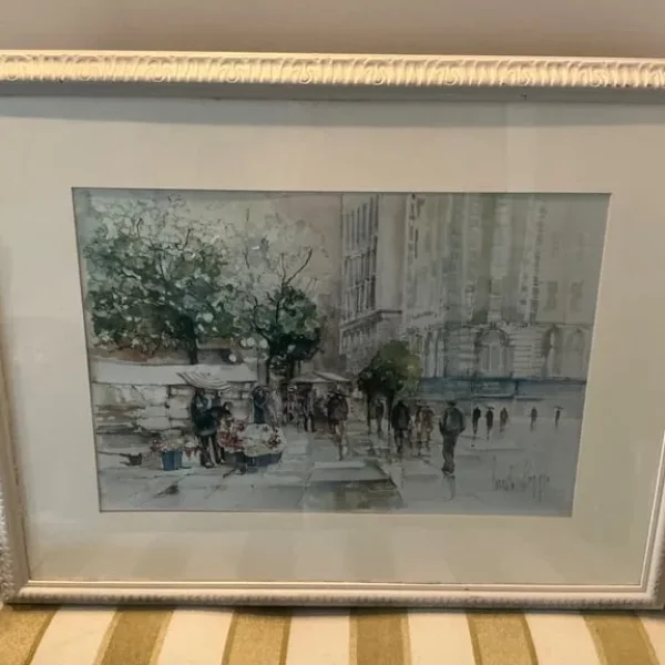 Charming watercolour print by Poggio