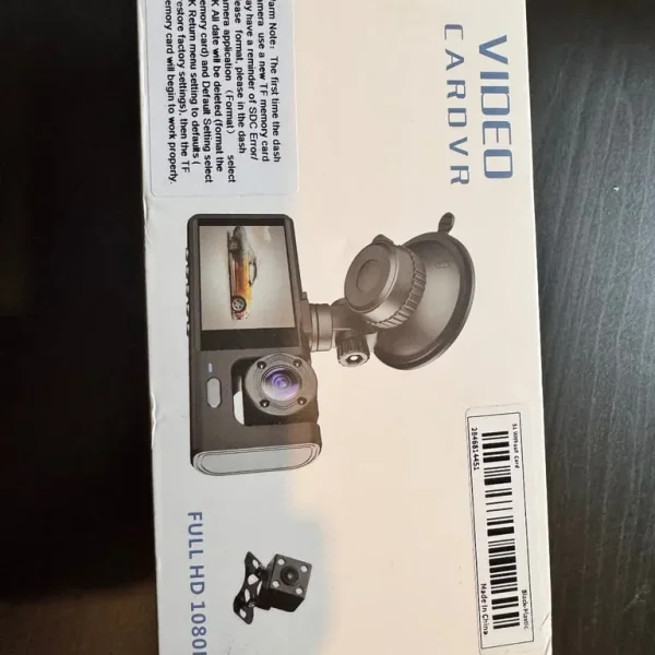 Car dash camera, three lens, 1080p HD
