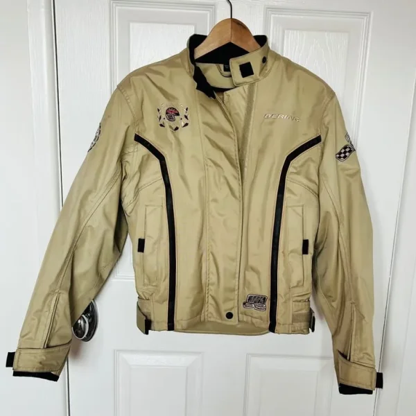 Ladies Bering Motorcycle Leather Jacket