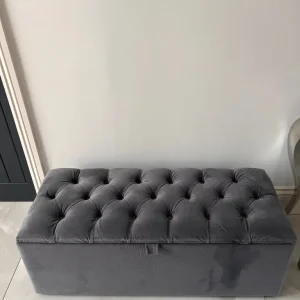 Grey ottoman - Image 2