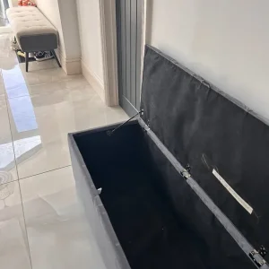 Grey ottoman - Image 5