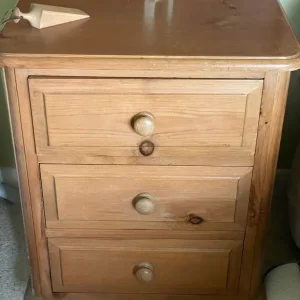 bedside cabinet x 2 - Image 2