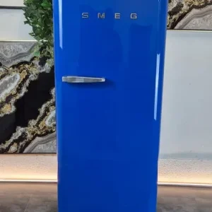 Smeg FAB28QBL1 50s Style Retro Blue Right Hinge Fridge With Ice Box - Image 3
