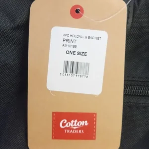 3 Piece Bag Set – Black, All from Cotton Traders - Image 2