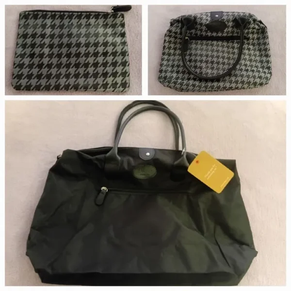 3 Piece Bag Set – Black, All from Cotton Traders