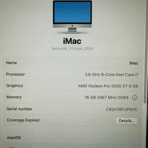 Apple iMac 27' (excellent condition 1TB SSD, Intel Core i7, 3.8GHz, 16GB RAM) - Image 2