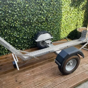 Galvanised Single Motorcycle Trailer - Image 8