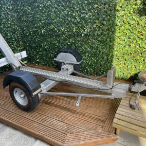 Galvanised Single Motorcycle Trailer