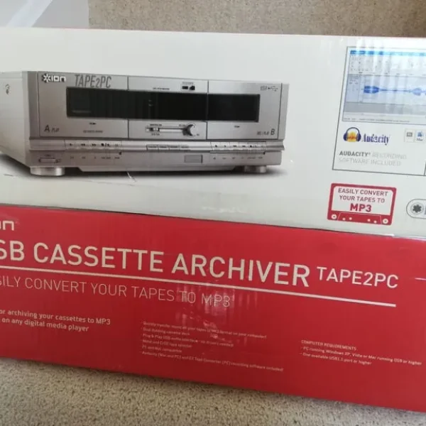 ION USB Cassette Archiver Tape 2PC