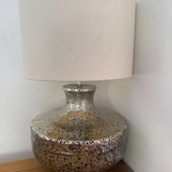 Next lamp gold & cream