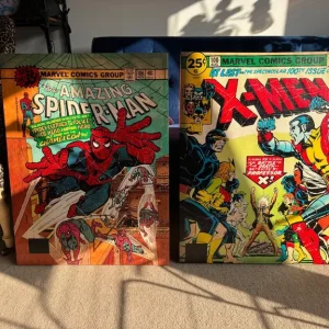 Marvel X-Men and Spider Man Canvas Art Prints - Image 4
