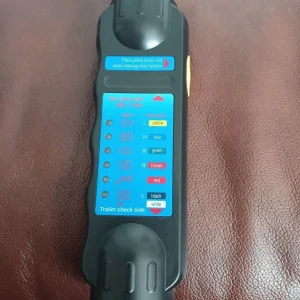 Electrics cable tester for carvan towing