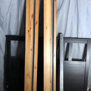 King size wooden bed - Image 2