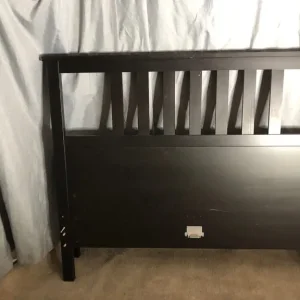 King size wooden bed - Image 6