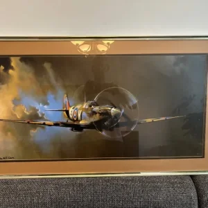 Barrie A F Clark Spitfire Aviation Print