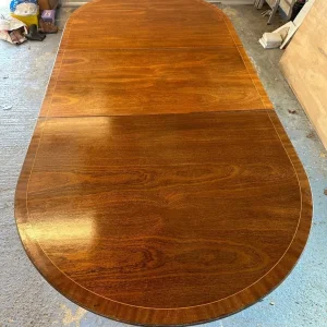 Mahogany coloured dining table - Image 2