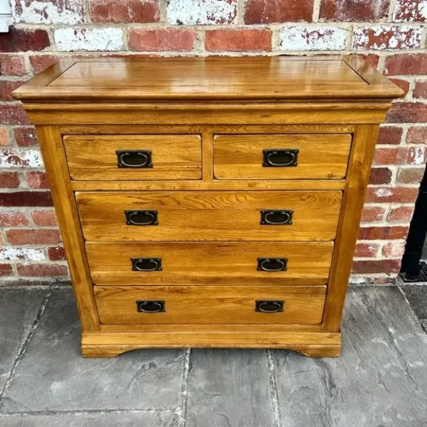 Solid Oak Chest of Drawers