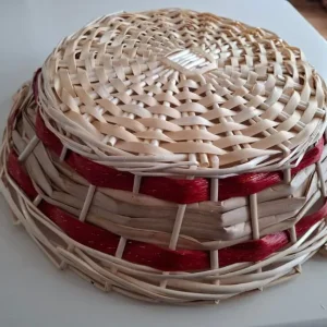 Round Tray Basket, 43 cm Diameter - Image 4