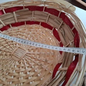 Round Tray Basket, 43 cm Diameter - Image 5