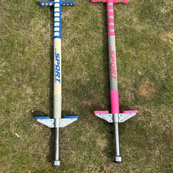 Pogo Sticks Blue and Pink
