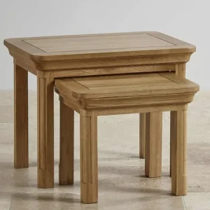 Solid Oak Livingroom Furniture As New - Image 2