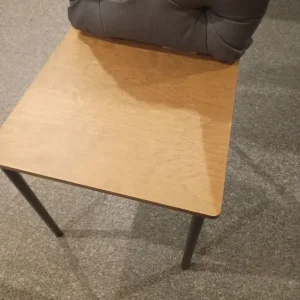 Ikea wooden and iron chair - Image 2