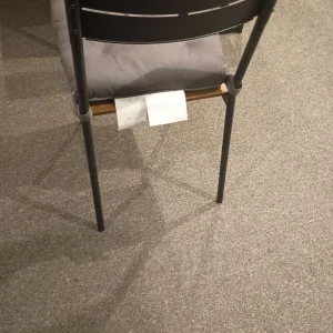 Ikea wooden and iron chair - Image 3